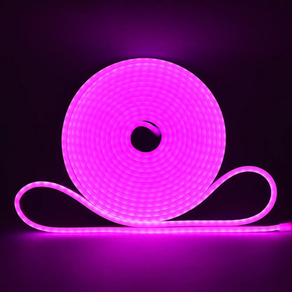 5V 12V 24V Neon LED Strip With 2Pin Wire 120LEDs/M IP67 Silicon Tube Bar Lamp Soft Flexible DIY Light Sign Rope 3000K-6500K.