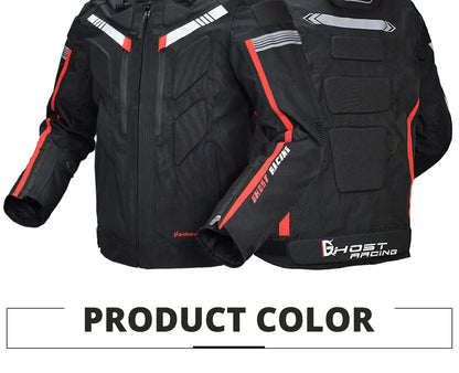Waterproof Motorcycle Jacket Pant Suit Cold-proof Motorbike Jacket Men Motocross Riding Clothing CE Protective Gear Size M-5XL