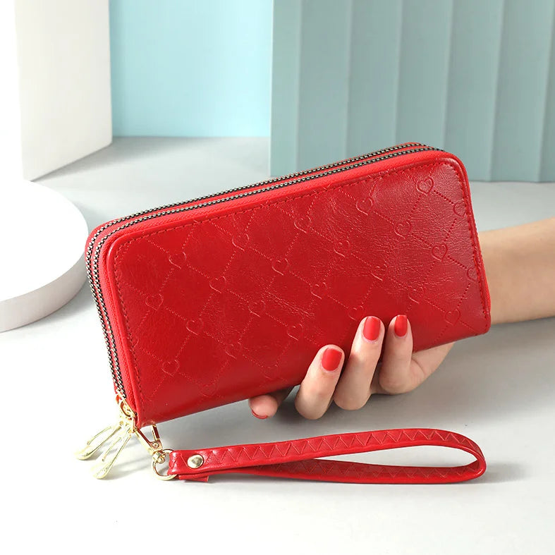 New Trends Wallets Women Luxury Brand Design Long Wallet Zipper Purses Female Short Coin Purse Credit Card Holder