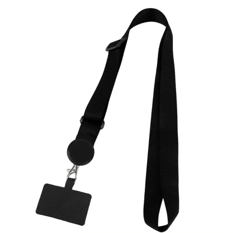 Long Crossbody Phone Lanyard Adjustable Neck Strap Wide Cloth Neckband Strap Rope Hanging Anti-Lost Phone Lanyard.