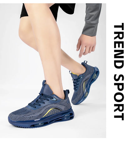 2025 Casual Shoes Breathable and Anti slip Walking Shoes Men's Shoes Outdoor Comfortable and Fashionable Lace up Running Shoes.