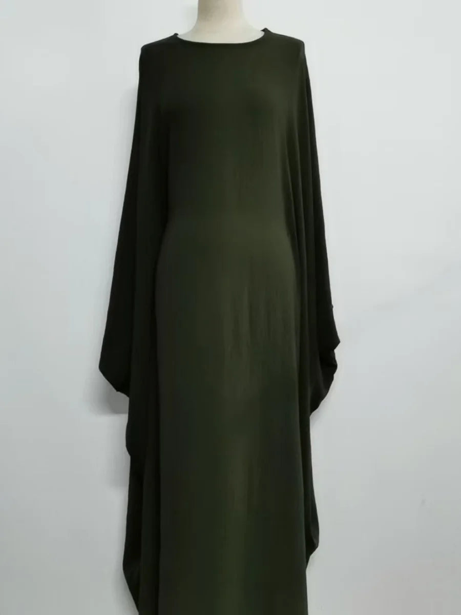 Muslim Women Arabic Dubai Abaya Plus size adjustable Waist Long Dress Modest Kaftan Robe Imitation Linen Femme Islam Clothing.