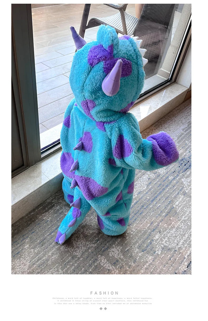 2023 herbst kinder Neugeborenen Overall Nette Krabbeln Anzug Einteiliges Gepolsterte Korallen Fleece Body.