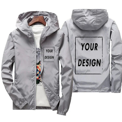 Custom Brand Logo Autumn Jacket Men Waterproof Warm Windbreaker Casual Clothing Big Size 7Xl Men Green Black Red Jacket Outdoor.