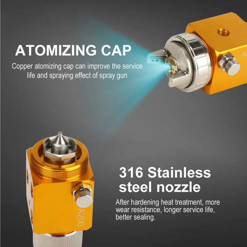 Japan a100 automatische lackier pistole a200 mini sprüh gerät A-100 A-200 lackier pistole pneumatische werkzeuge