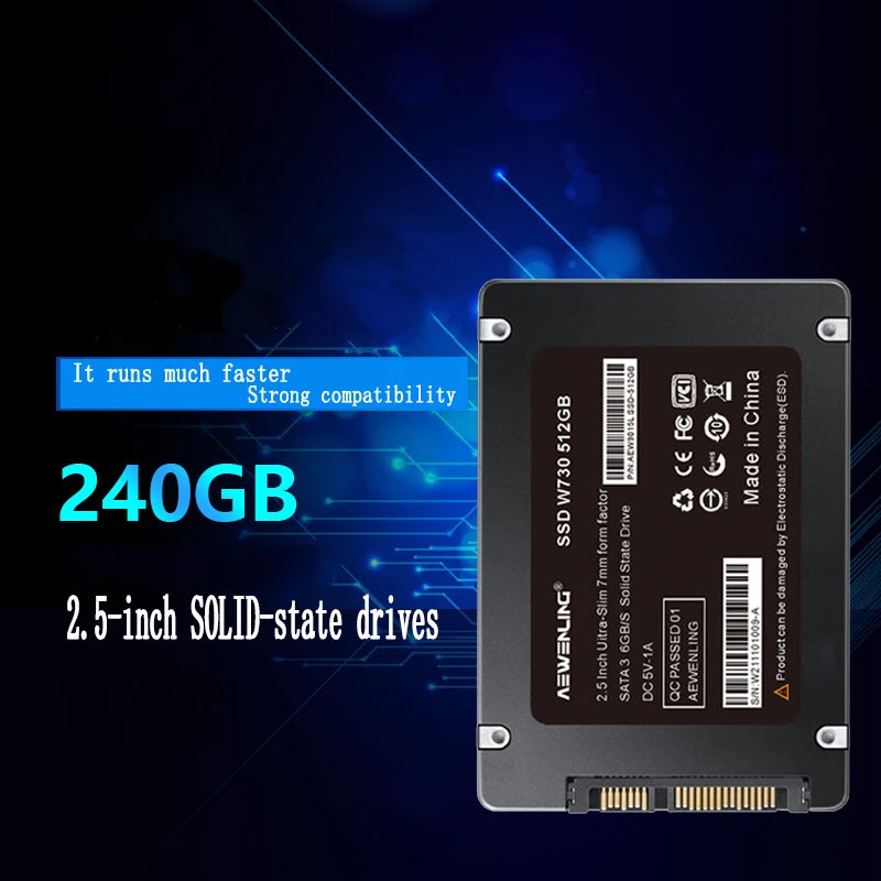 SSD Hard drive disk 128GB 256GB 512GB 2TB 64GB 1TB 32GB solid state drive disk for laptop desktop 4TB computer HDD high speed.