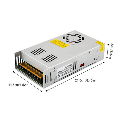 Power Supply 25A/20A 600W/1000W Voltage Converter AC 220V to DC 24V/48V Transformer Switching Power Supply, Adapter.
