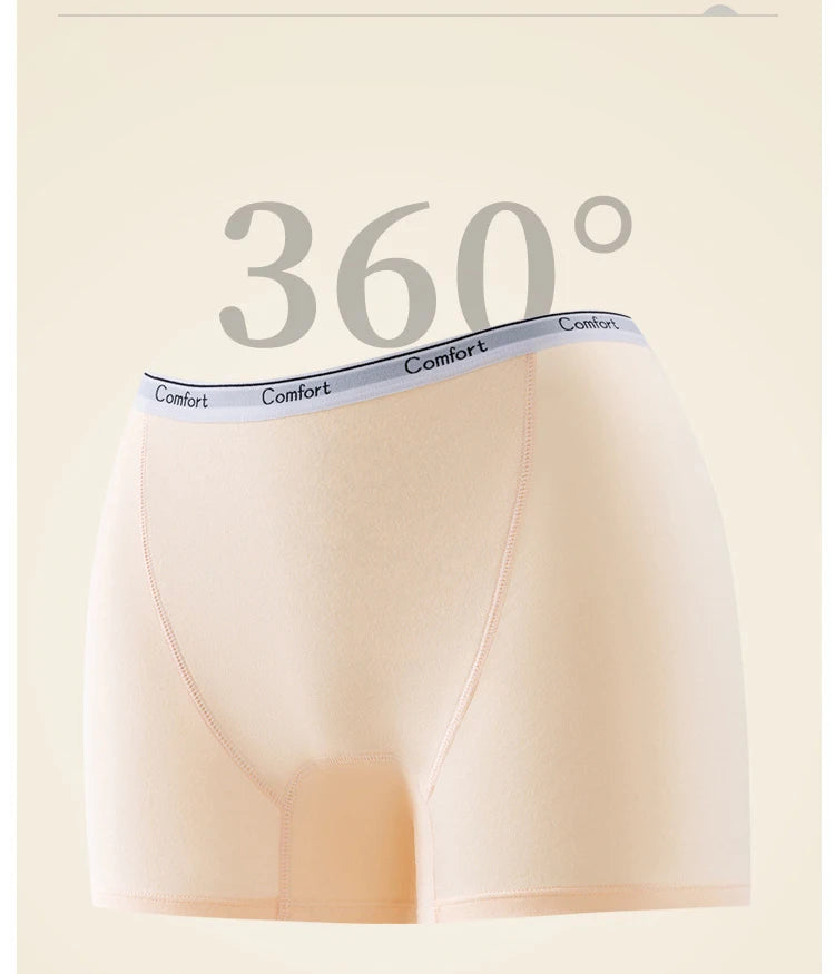 1pcs Cotton Women's Menstrual Panties Physiological Pants Leak Proof Underwear Ladies Period Panty High Waist Safety Briefs.