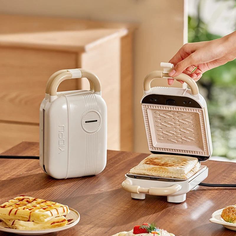 Electric Sandwich Maker Multifunctional Waffle Machine Toaster Baker Breakfast Machine Takoyaki Pancake Donuts Sandwichera 220V.