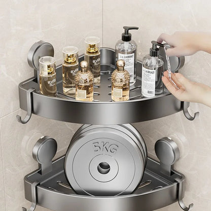 Badezimmerregale, Saugnapf, Wandmontage, Eckregal für Dusche, ohne Bohren, Zubehör, Zubehör, Hardware-Befestigung, Zuhause