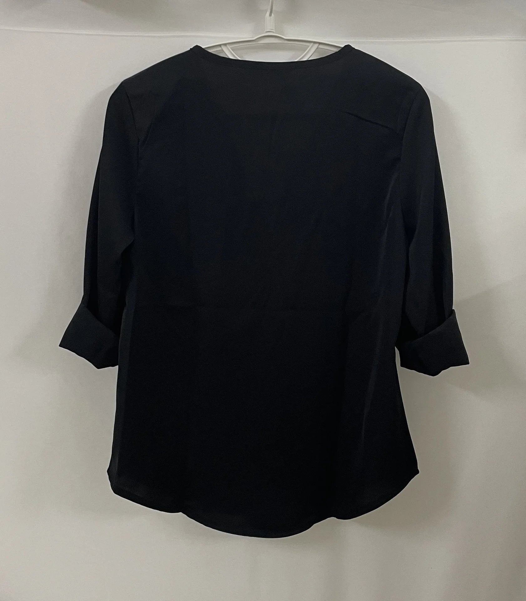 2024 Quality HotSale Plus Size Deep V Neck Women Blouse Chiffon Cool Loose Shirt Fashion Casual Ladies Tops Sexy Zipper Pullover.