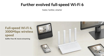 Xiaomi Router AX3000T 2.4G 5G Mesh Technology WiFi 6 Efficient Wall Penetration Children Online Protection WiFi Router Repeater.