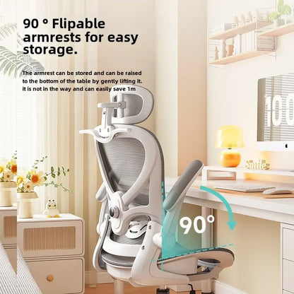 Bequemer Gaming-Stuhl mit weicher Polsterung, Nackenstütze und verstellbarem Lendenkissen für gesunde Sitzhaltung