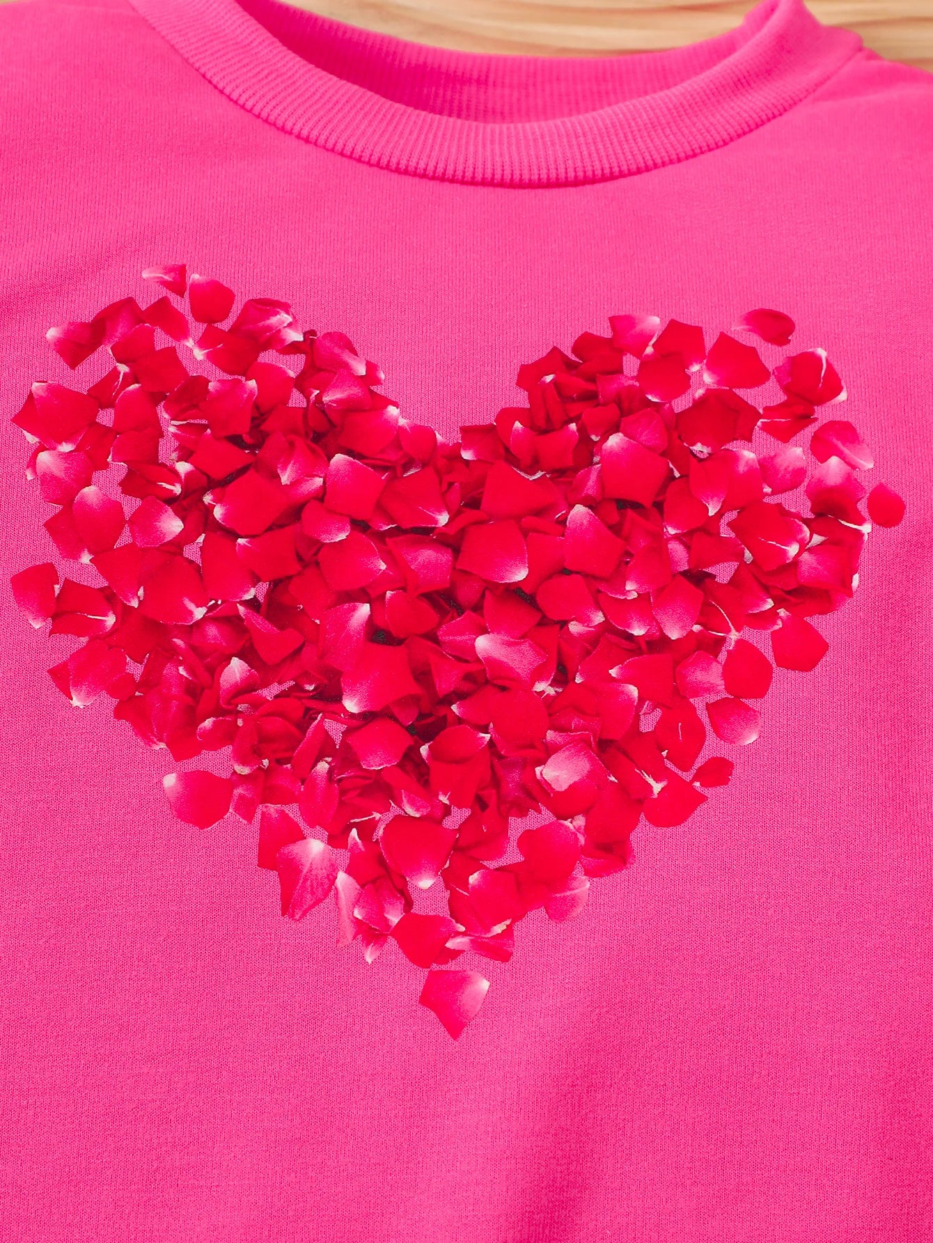 Spring 3-10y Kids Girls Clothes Heart Printing Tops Pleated Skirt 2pcs Sets Children's Outdoor Daily Wear Valentine's Day Gift.