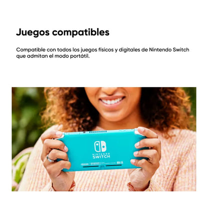 Consolas Nintendo Switch Lite - 32GB Batería 3570mah 5.5'' Compact and lightweight Built-in controllers Compatible games.