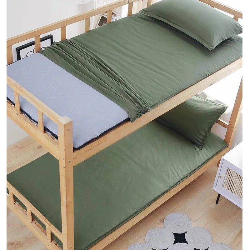 WASART 360° fully enclosed with zipper mattress protector cover couple/student single double bed sheet protection pad king size.