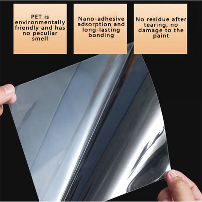 Glass Window Film Transparent PVC Self-adhesive Window Stickers Kitchen Stove Desk Countertop Self-adhesive Furniture Stickers.