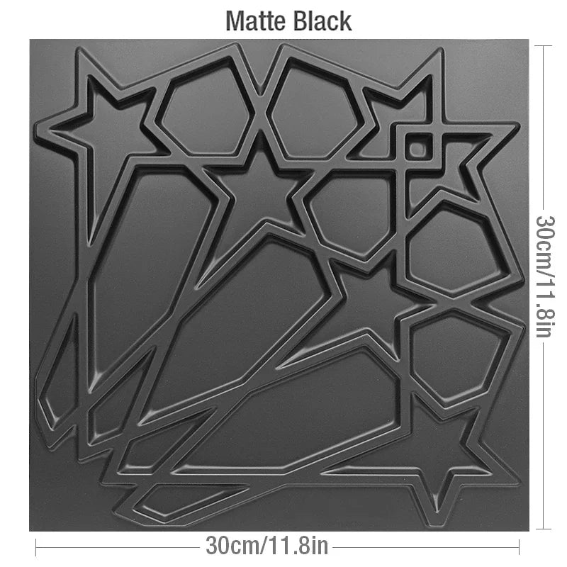 12pcs 30x30cm Champagne Gold color 3D Wall Panel gold luxurious 3D Wall Sticker Wedding party Wood grain Waterproof Wallpaper