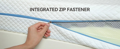 Tribesigns-Matratze, Kalschaummatratze, 200 cm, mittelfeste 7-Zonen-H3-Matratze mit atmungsaktivem, waschbarem Bezug, 20 cm hoch,