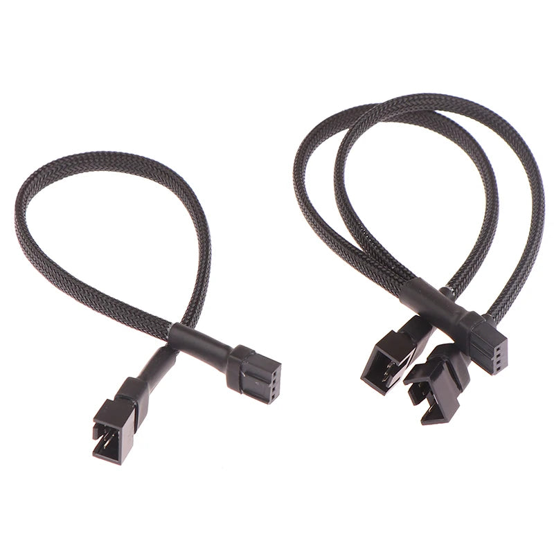 PWM Fan Splitter 4pin Adapter Cable 1 To 1 2 3 4 Computer CPU Fan Splitter PC Fan Extension Power Cable Fan Cooling Y Splitter.