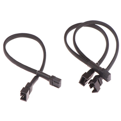 PWM Fan Splitter 4pin Adapter Cable 1 To 1 2 3 4 Computer CPU Fan Splitter PC Fan Extension Power Cable Fan Cooling Y Splitter.