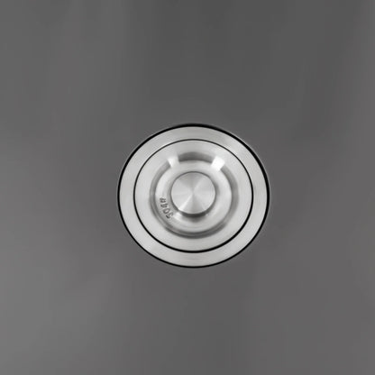 Küchenspüle, rechteckige Spüle aus schwarzem Edelstahl, integriertes Spülbecken mit Küchenseifenspender