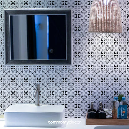 1pc/10pcs Floor Tile Sticker Self Adhesive Floor Sticker Vinyl Non-slip Floor Tile Sticker Wall Sticker Waterproof 20cm x 20cm