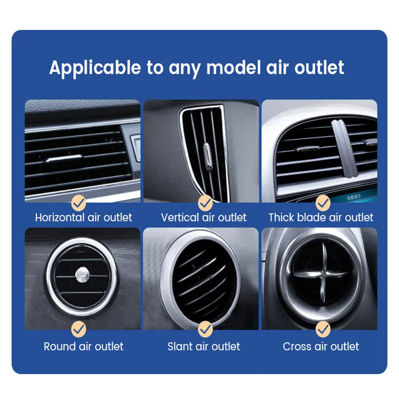 Gravity Car Phone Holder Air Vent Mount Cell Phone Holder in Car Mobile Support For iPhone 13 12 Xiaomi Universal GPS Stand.