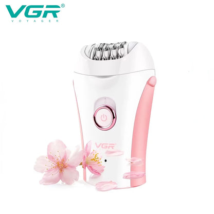 VGR Hair Remover Professional Epilator Electric Leg Body Rechargeable Underarms Portable Two Speeds Epilator for Women V-705.