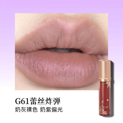 Girlcult Matte Nude Lipstick Velvet Cosmetic Long Lasting Waterproof Non-Stick Cup Lip Glaze Lip Makeup Gift for Girls and Women