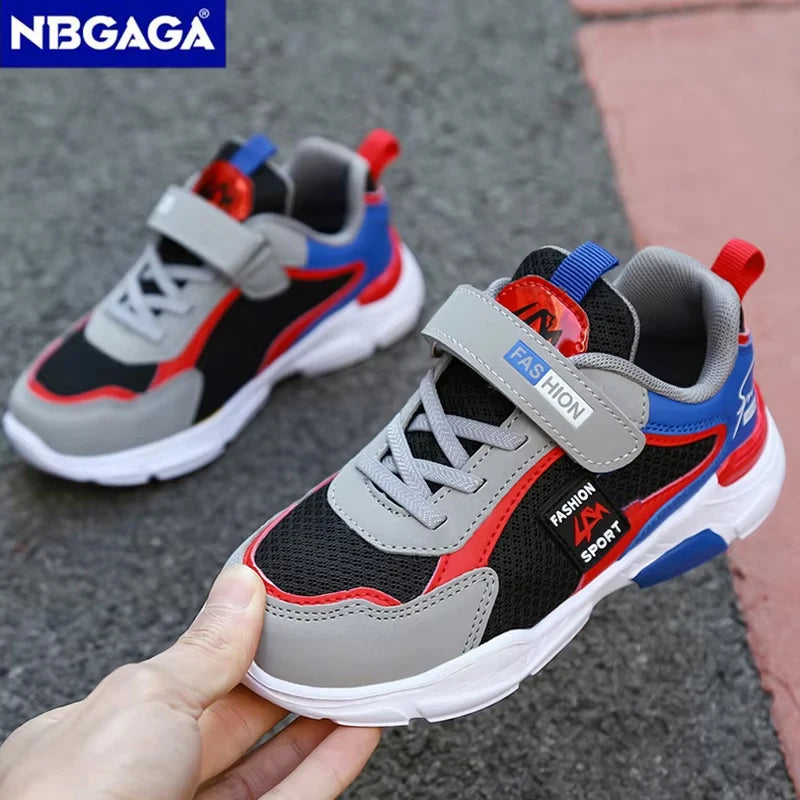 Children Sport Shoes Boys Fashion Mesh Breathable Casual Sneakers Lightweight Running Shoes Comfort.