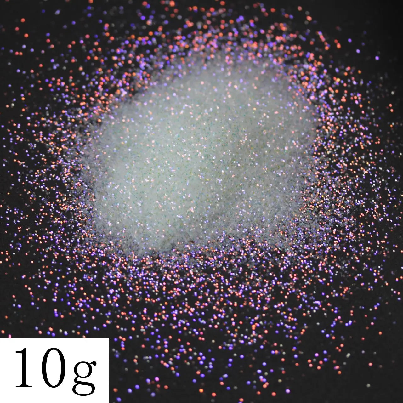 Ultra Fine Colorful Spark - Solvent Resistant White Iridescent Glitter -  - 015 Size, 0.5 mm