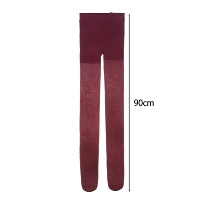 1/2Pcs Sexy Wine Red Stocking Women Girl Burgundy Thin Thick Elastic Tight Vintage Anti-Hooker Comfortable Pantyhose Accessory