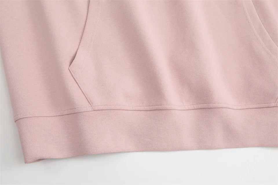 GIBSIE Plus Size Kängurutasche Kordelzug Hoodies Damen Herbst und Winter Kapuze Langarm bedruckt lose Sweatshirt Tops.