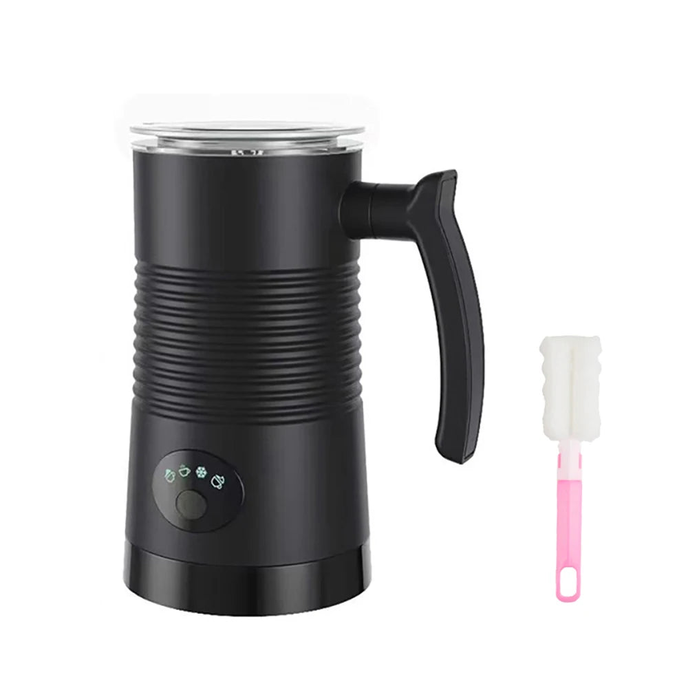 Electric Milk Frother Automatic Rotary Foamer for Coffee Cappuccino Latte 4 in 1 Hot and Cold Foam Maker Milk Frother Foamer