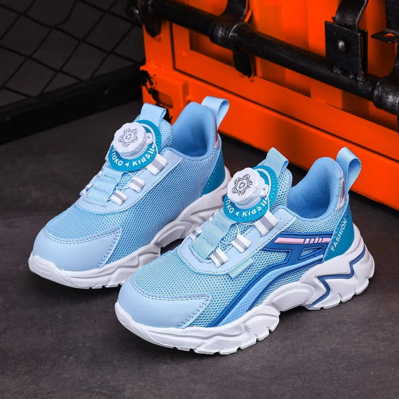 New Children Sports Shoes Boy Sneaker Black Mesh Summer Breathable Kids Casual Shoes Boy Running Tennis Running Sneaker.