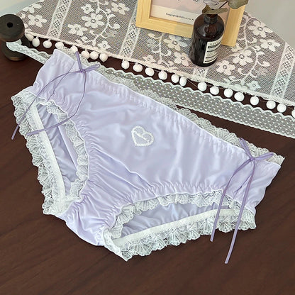 Sexy panties Plus size ropa interior femenina lace lenceria sweet calzones para mujer high elasticity underwear women Lingerie.