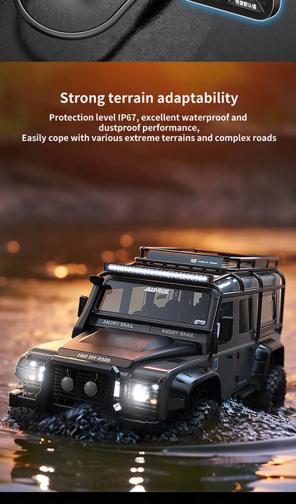 MJX in stock 1:8 Foc Westward H8h Defender Brushless 3s Off-road Differential Lock Remote Control Climbing Model Car Toy Gift.