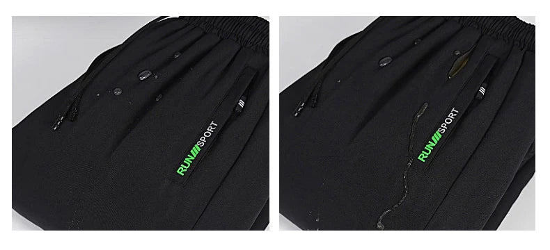 M-8XL Men's Down Pants Plus Size Winter Three-layer Windproof and Waterproof Large Size Plus Velvet Thick Warm Casual Joggers.