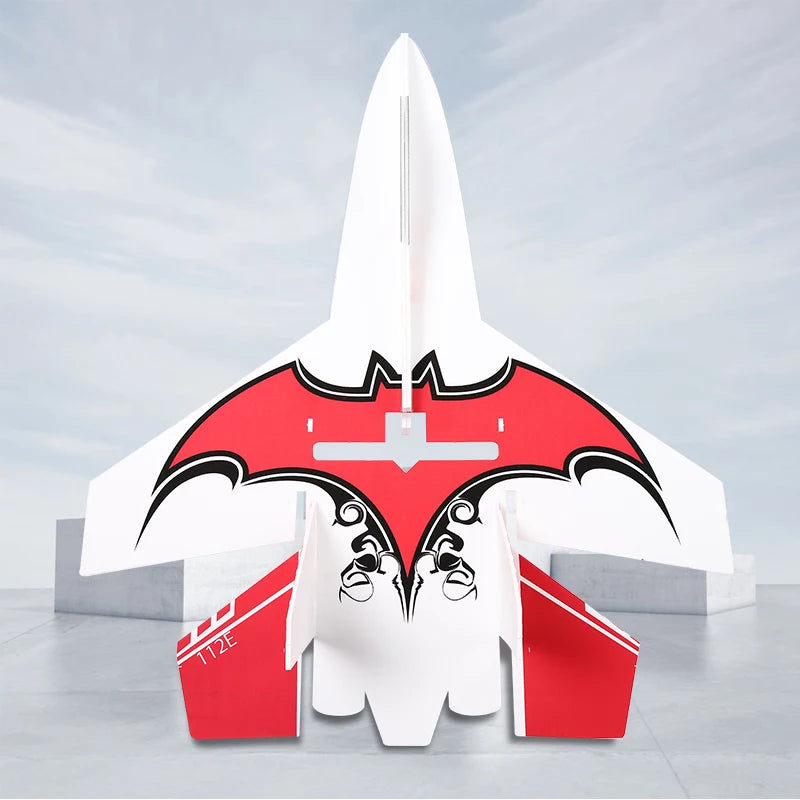 Fixed Wing Model Su27 RC Airplane With Microzone MC6C Transmitter with Receiver and Structure Parts For DIY F22 RC Aircraft