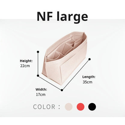 Purse Organizer Insert for Handbags, Felt Bag Organizer for Tote & Purse, Tote Bag Organizer Insert, for lv neverfull.