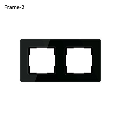 AVATTO Tuya WiFi Smart Lichtschalter/Vorhangschalter, Multi-Frame-Kombinationslichter und Vorhangschalter unterstützen Alexa Google Home