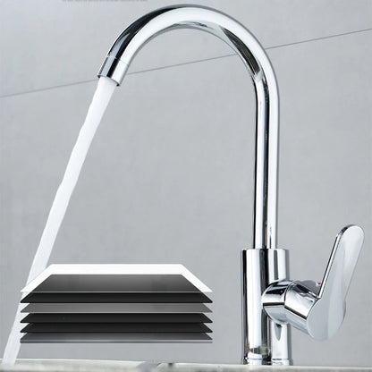 Kitchen Sink Faucet Wash basin Faucet Single Handle Stainless Steel Hot And Cold Mixer Water Tap Deck Mounted Bathroom Faucet