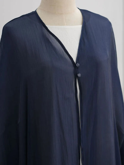 Women Eid Türkiye Dubai Solid Pleated Luxury Muslim Fashion Kimono Cardigan Long Dress Kaftan Robe Femme Islam Clothing Kebaya.