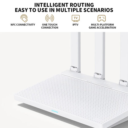 2024 NEW Original Xiaomi AX3000T Router 5GHz 160MHz Broadband 1.3GHz Processor High Speed NFC Connection For Home Office Games.