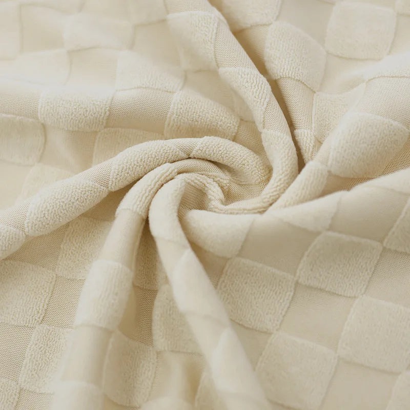 European and American Oversized Fashion Brand Men's Summer New Chessboard Plaid Loose Sports and Leisure Two-Piece Set