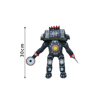 2025 new Skibidi Toilet Clockman Titan TV Man Speakerman Plush Horror Game Cartoon Stuffed Doll Kids Birthday Christmas Gifts.