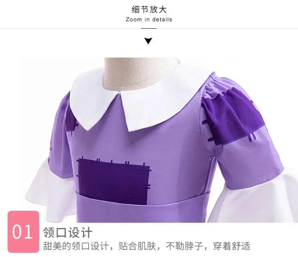 Mädchen Anime Cartoon Pomni Raghata Jax Caine Cosplay Kostüm erstaunliche digitale Zirkus Cosplay Clown Kind Overall Jungen Halloween Anzug