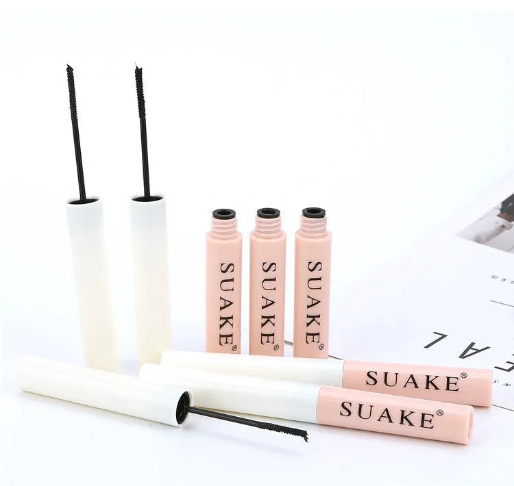 Ultra-fine Mascara Curling Thick Lengthening Eyelash Mascara Waterproof Non-smudge Brown Natural Curl Mascara Makeup.