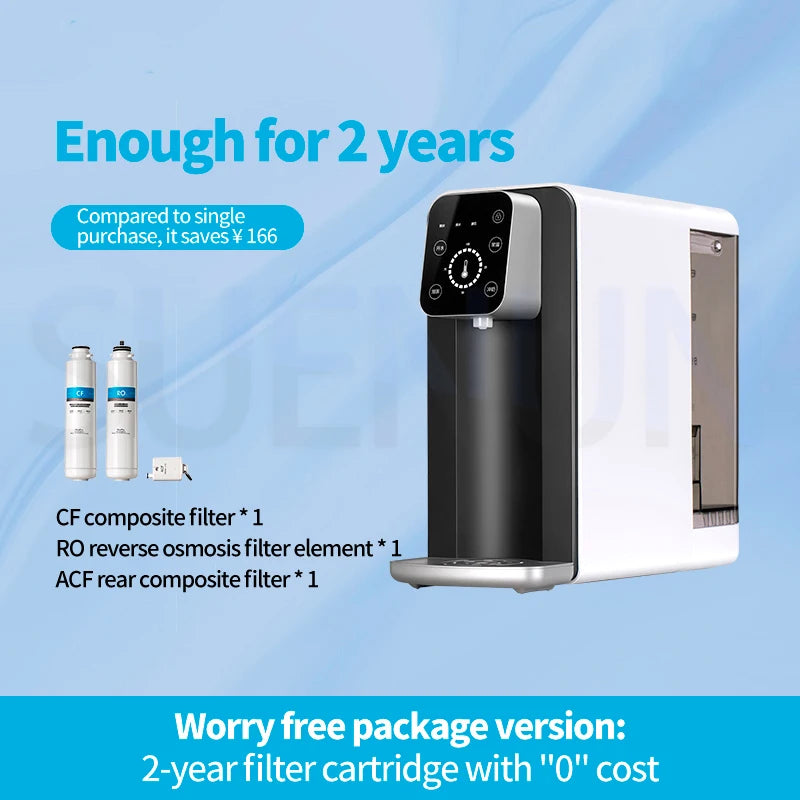 5L Direct Drinking Water Purifier Household Desktop RO Reverse Osmosis Purifier Fast Heating Filter Water Purifier.